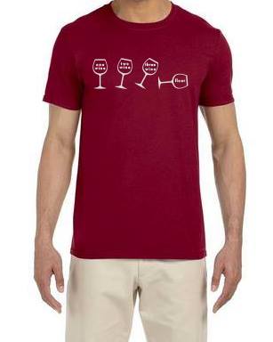 One wine, two wine, three Springs T-Shirt floor” Excelsior wine, Trolley –