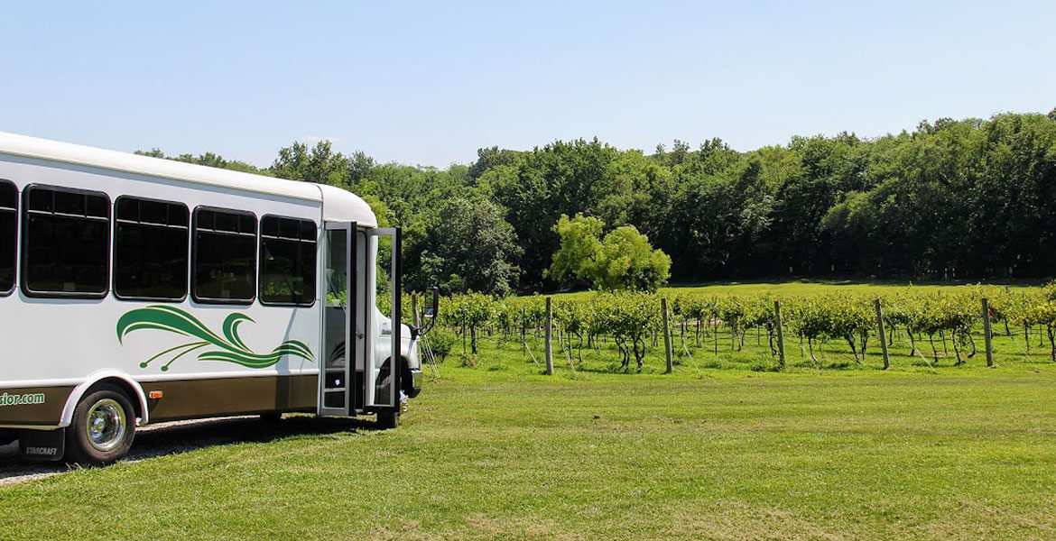 Star Shuttle Bus at Winery